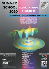 Thumbnail of the flyer/poster to the summer school 2020