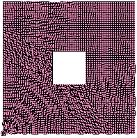 Elastic displacement (amplified).