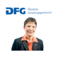 Collage of DFG logo and Marlis Hochbruck