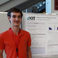 Lukas Bengel in front of his poster at SIAM NWCS in Bremen