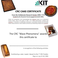 Crop of the cake certificate